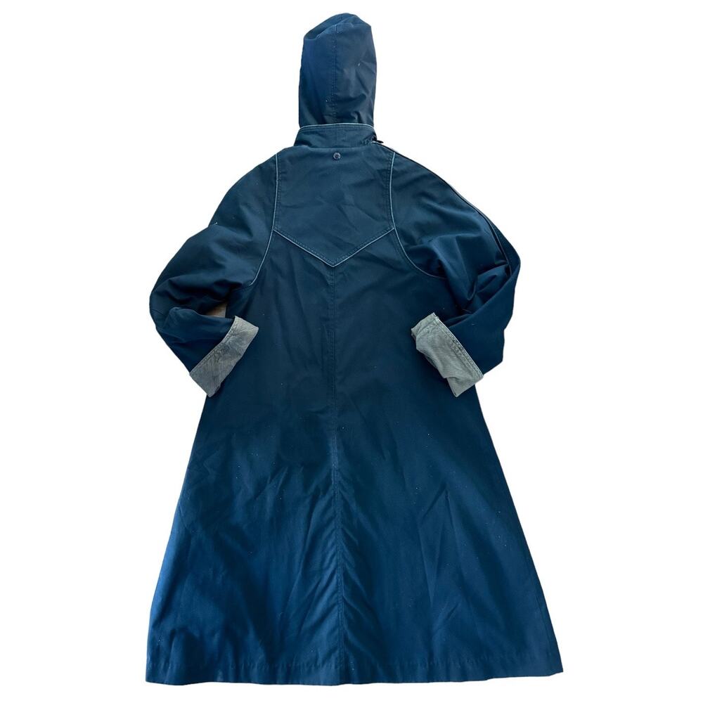 Vintage The Membership Reversable Corduroy brown/ black hooded Coat size large - Picture 10 of 16